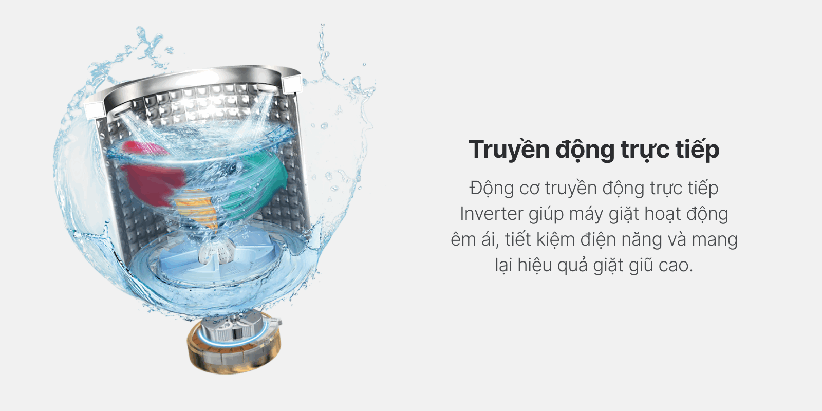 Máy giặt Aqua 10kg Inverter AWM10-B316L(B)